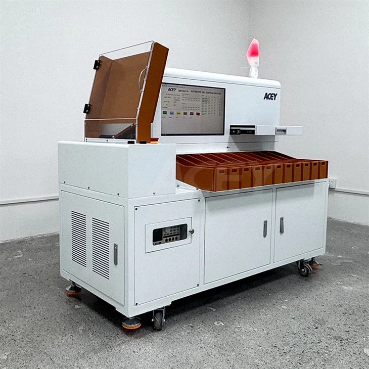 battery cell testing and sorting machine