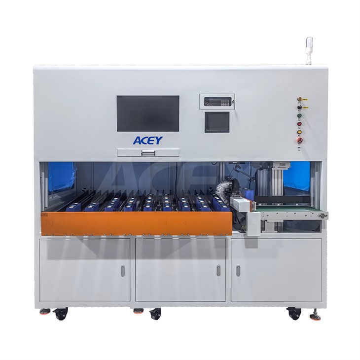 Prismatic Battery Cell Sorting Machine With Laser Cleaning