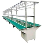 Anti Static Electric Production Line Aluminum Electronic Assembly Line Workbench With Conveyor Belt